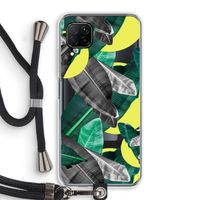 Fantasie jungle: Huawei P40 Lite Transparant Hoesje met koord