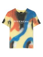 Givenchy Kids t-shirt à logo imprimé - Jaune