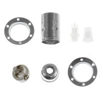 E14 fitting Nikkel lamphouder metaal met trekontlaster