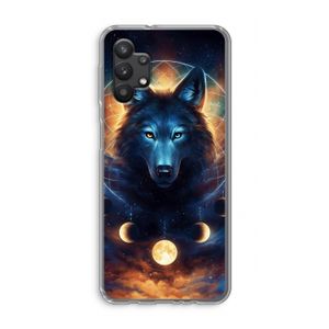 Wolf Dreamcatcher: Samsung Galaxy A32 5G Transparant Hoesje