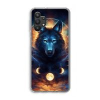 Wolf Dreamcatcher: Samsung Galaxy A32 5G Transparant Hoesje