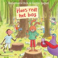 Haas redt het bos