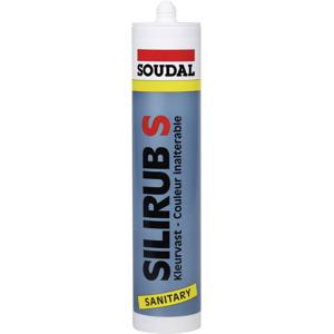 Soudal Silirub S Siliconenkit Kleur (specifiek): Zwart 300 ml