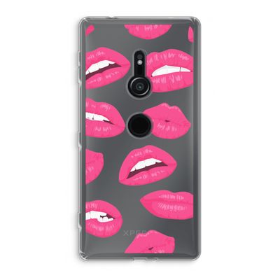 Bite my lip: Sony Xperia XZ2 Transparant Hoesje