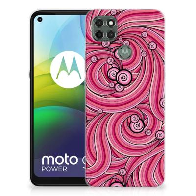 Motorola Moto G9 Power | Hoesje maken | Swirl Pink