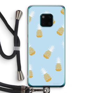 Ananasjes: Huawei Mate 20 Pro Transparant Hoesje met koord