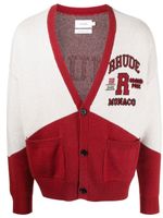 RHUDE cardigan Grand Prix en mérinos - Rouge