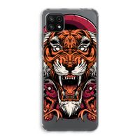 Tiger and Rattlesnakes: Samsung Galaxy A22 5G Transparant Hoesje Tiger and Rattlesnakes: Samsung Galaxy A22 5G Transparant Hoesje