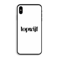 Topwijf Wit: iPhone XS Biologisch afbreekbaar hoesje