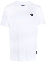 Philipp Plein t-shirt en coton à patch logo - Blanc