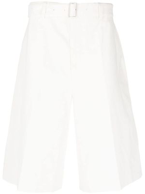 Jil Sander bermuda évasé en lin - Tons neutres