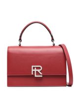 Ralph Lauren Collection sac en cuir à plaque logo - Rouge