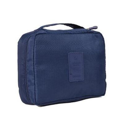 2 PC'S handige reizen cosmetische make-up toilettas geval Wash organisator opbergetui Bag (donkerblauw)