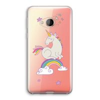 Regenboog eenhoorn: HTC U Play Transparant Hoesje