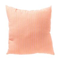 Kussen streep - oranje/roze - 45x45 cm