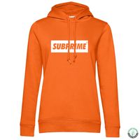 Hoodie Block Oranje