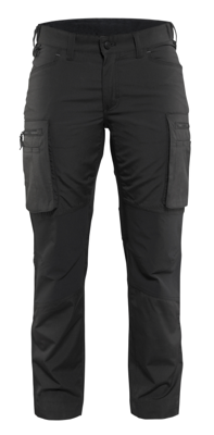 Blåkläder Dames Service werkbroek Stretch 71591845 | Zwart | Maat 52 - 7330509813515