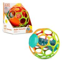 BRIGHT STARS Oball Easy-Grip Rain Stick BPA-vrij babyspeelgoed, rood, geel, groen en blauw, voor pasgeborenen