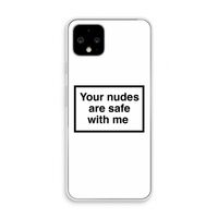 Safe with me: Pixel 4 Transparant Hoesje