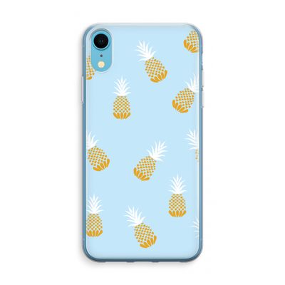 Ananasjes: iPhone XR Transparant Hoesje