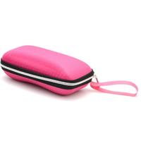 Zonnebril Crush weerstand rits bril zaak vak Grootte: 17 * 7 * 6 cm (roze)