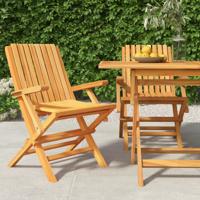 Tuinstoelen inklapbaar 2 st 61x67x90 cm massief teakhout