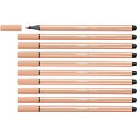 Markeerstiften Stabilo Pen 68 Vlees (10 Onderdelen)