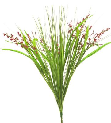 Spring bush w/grass pink 57cm