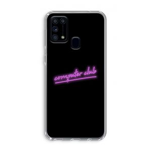 Vice Black: Samsung Galaxy M31 Transparant Hoesje