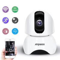 Anpwoo-YT003 200W 3 6 mm Lens groothoek 1080P Smart WIFI Monitor Camera steun nachtzicht & TF kaart uitbreiding opslag EU Plug
