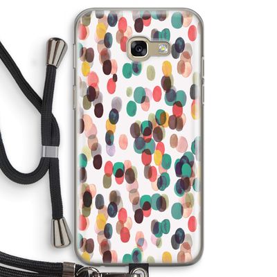 Tropical Dots: Samsung Galaxy A5 (2017) Transparant Hoesje met koord