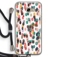 Tropical Dots: Samsung Galaxy A5 (2017) Transparant Hoesje met koord