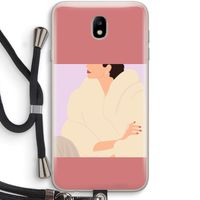 Cosy: Samsung Galaxy J7 (2017) Transparant Hoesje met koord