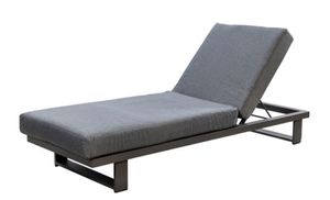 Kazoku lounger alu dark grey - Yoi