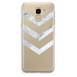 Marmeren pijlen: Samsung Galaxy J6 (2018) Transparant Hoesje