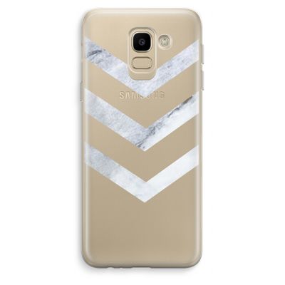 Marmeren pijlen: Samsung Galaxy J6 (2018) Transparant Hoesje
