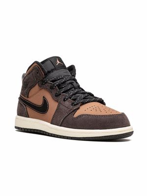 Jordan Kids baskets mi-montantes Jordan 1 SE - Marron