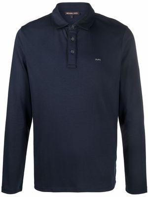 Michael Kors polo à logo brodé - Bleu