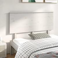 Hoofdbord 144x6x82,5 cm massief grenenhout wit