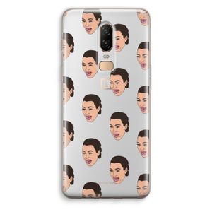 Ugly Cry Call: OnePlus 6 Transparant Hoesje