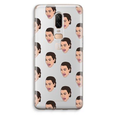 Ugly Cry Call: OnePlus 6 Transparant Hoesje