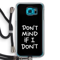 Don't Mind: Samsung Galaxy S6 Transparant Hoesje met koord