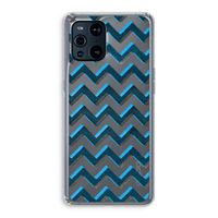 Onderbroken lijn: Oppo Find X3 Transparant Hoesje