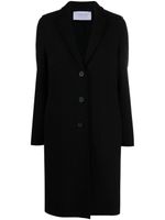 Harris Wharf London manteau en laine à simple boutonnage - Noir