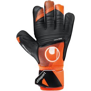 Uhlsport Soft Resist+ Keepershandschoenen Zwart Oranje