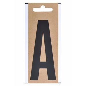 Huisvuil containersticker letter A 10 cm