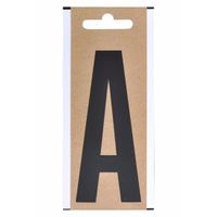 Huisvuil containersticker letter A 10 cm