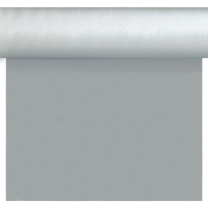 Zilver thema versiering papieren tafelkleed/tafelloper/placemats op rol 40 x 480 cm   -