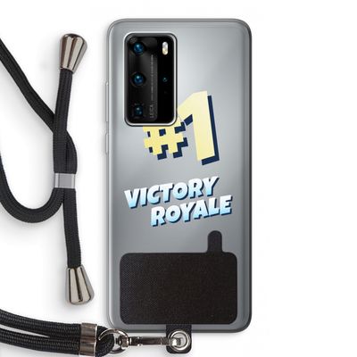 Victory Royale: Huawei P40 Pro Transparant Hoesje met koord