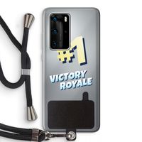 Victory Royale: Huawei P40 Pro Transparant Hoesje met koord